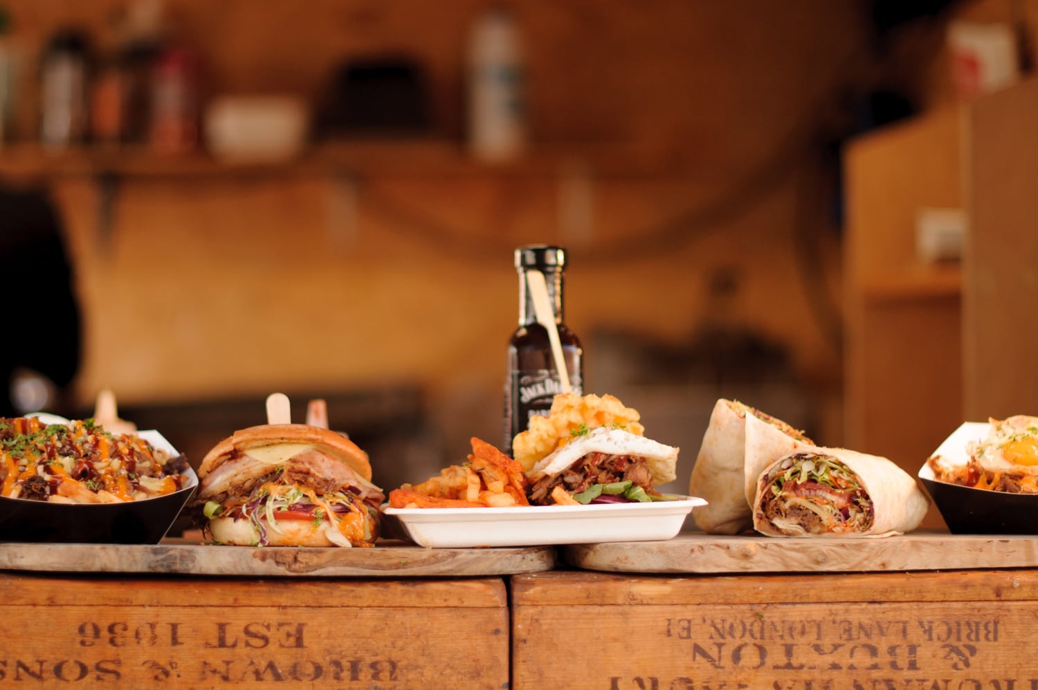 BBQ food truck menu for a wedding in halifax, nova scotia.