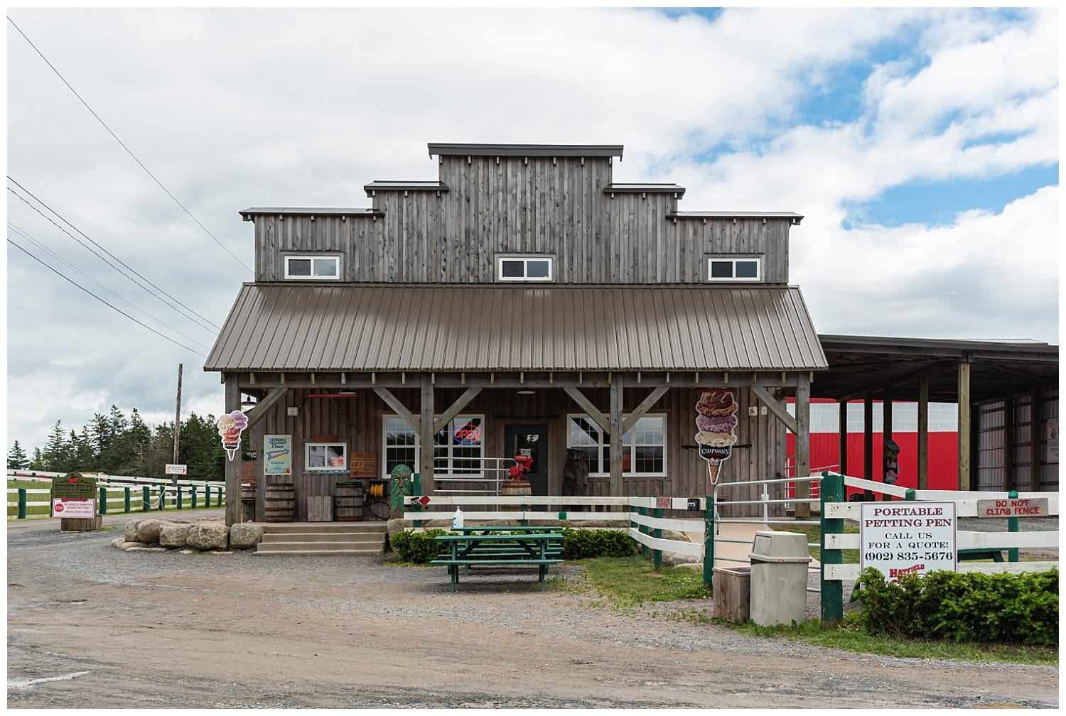 The entrance barn to Hatfield Farm in Halifax NS.