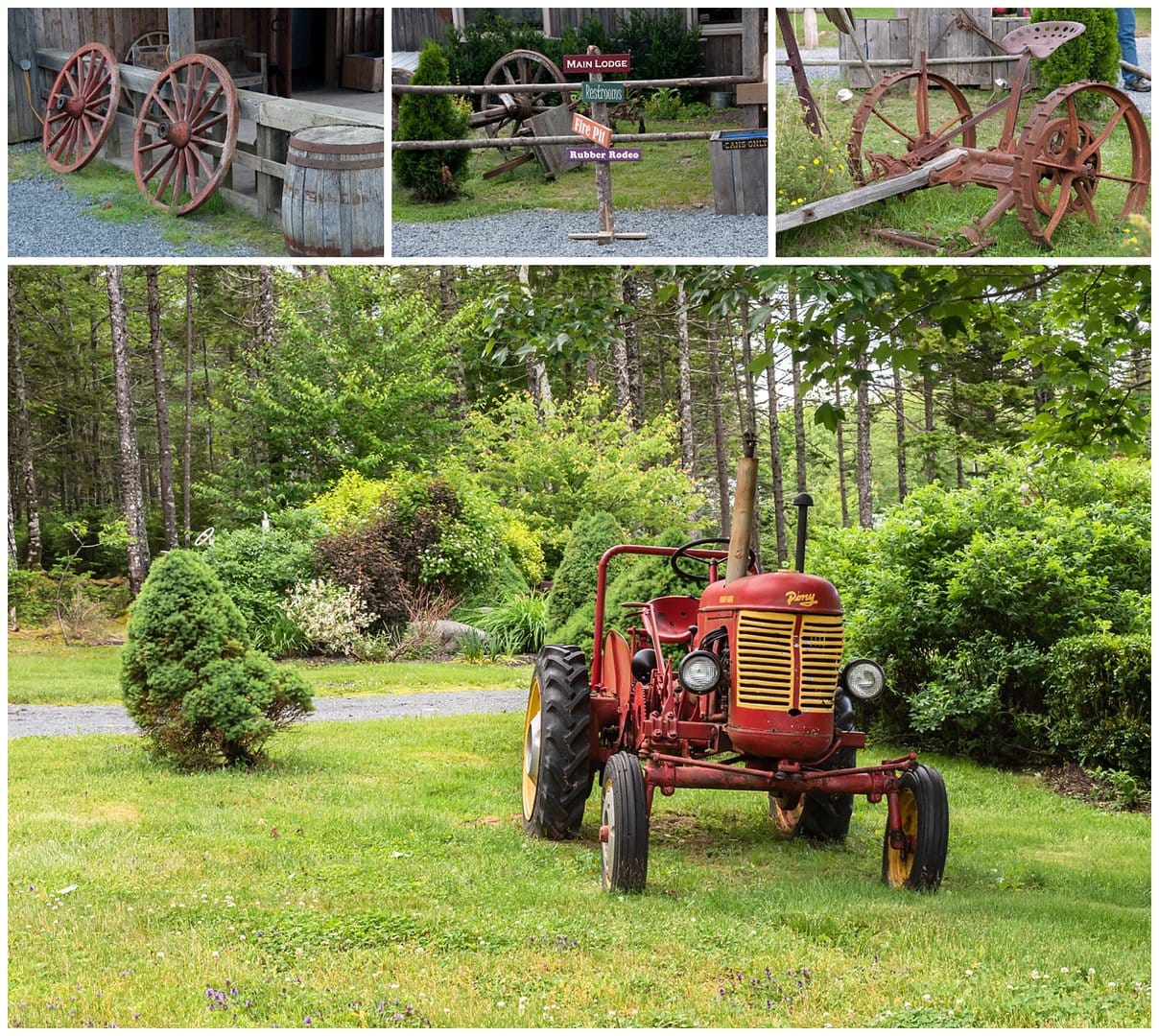 Just a few tractors and trucks at Hatfield Farms for your wedding photos.