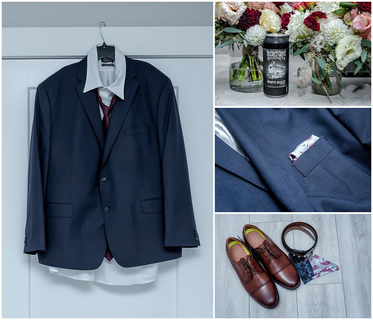 The groom's clothing for his wedding day.